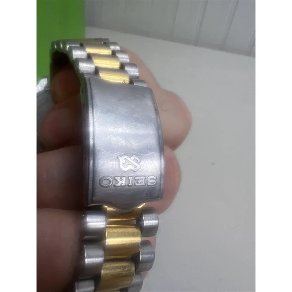 Seiko SQ Men's Two-Tone Day/Date Quartz‎ Watch 5Y23-8A69 Parts